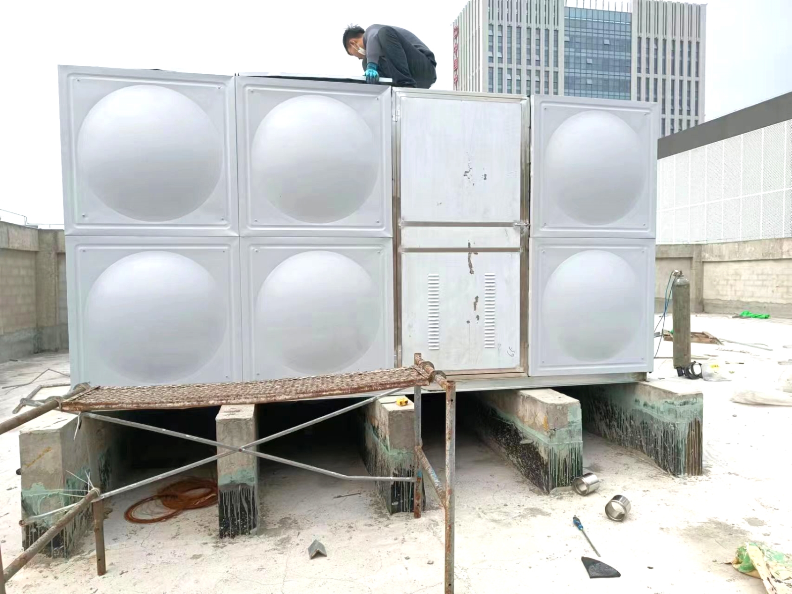 泵箱一体稳压消防水箱