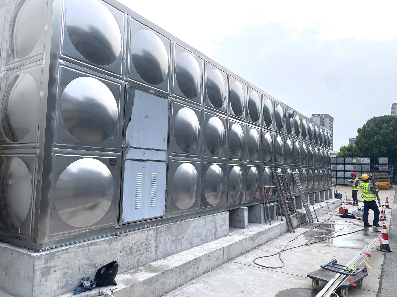 泵箱一体消防水箱