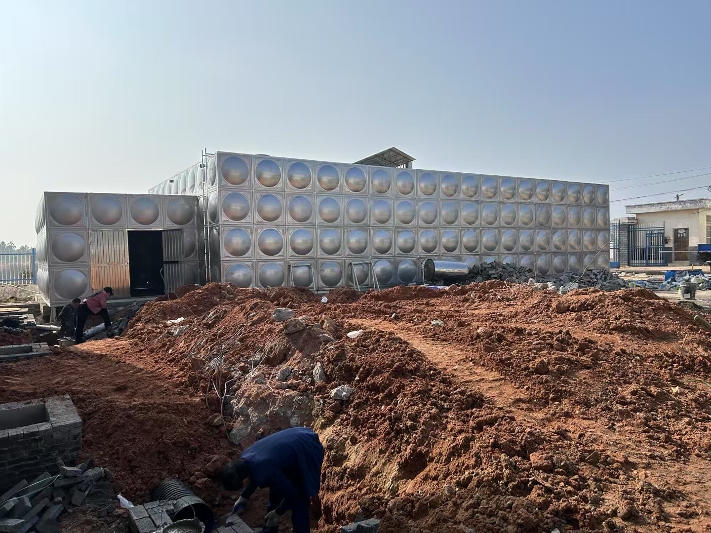 泵箱一体消防水箱